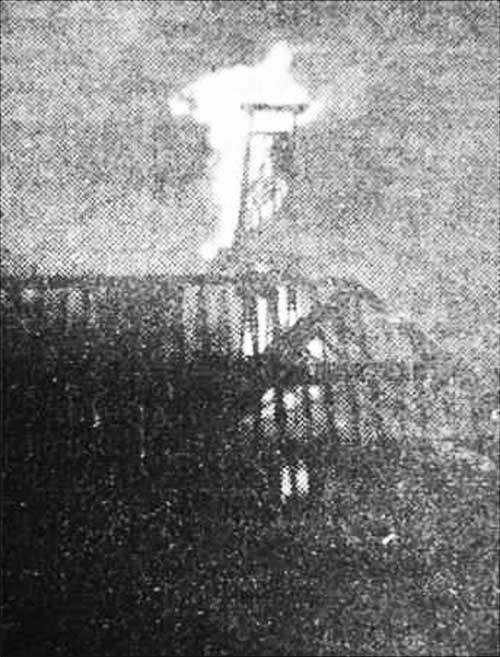 old newspaper photo
